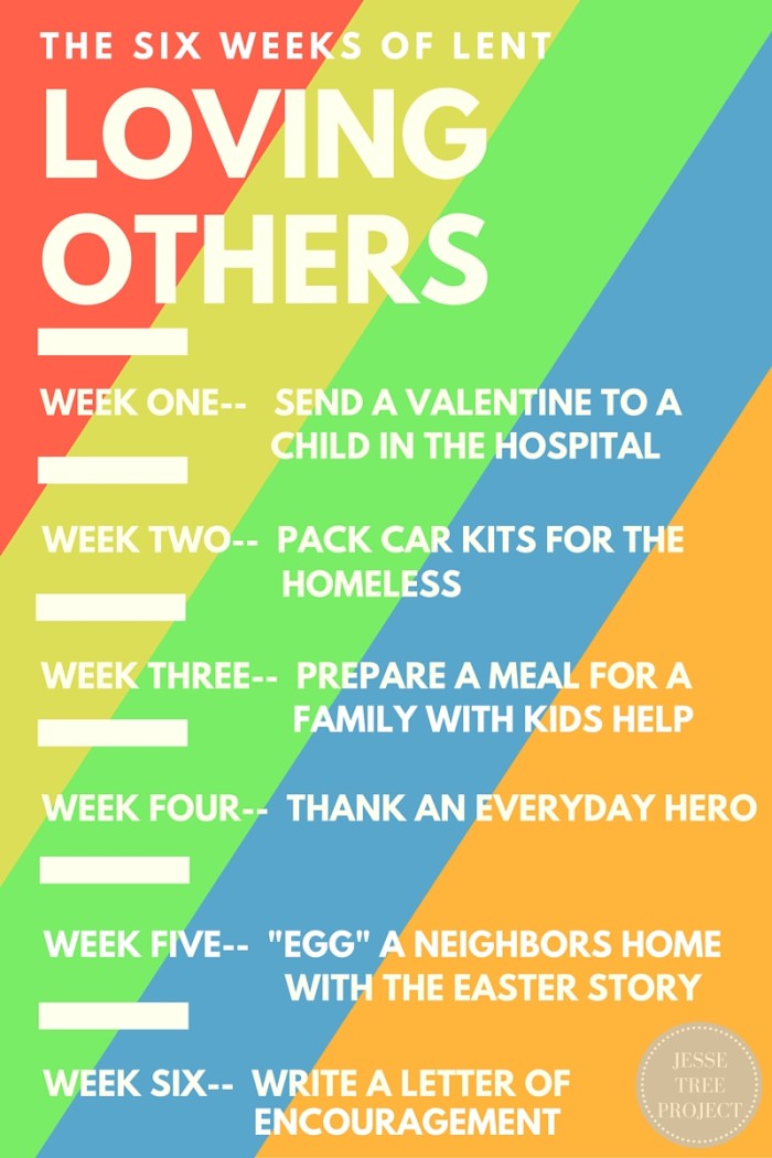 SERVING OTHERS THIS LENT